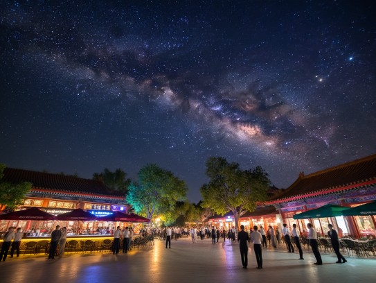南开灯火映夜场，璀璨星河招服务员，夜幕华章下寻觅南开夜生活之星
