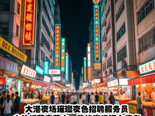 大港夜场璀璨夜色招聘服务员，火热招募启幕中—寻找夜场活力使者！