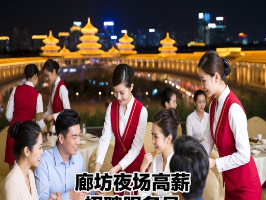 廊坊夜场高薪招聘服务员！灯火阑珊夜幕下，廊坊辉煌夜生活等你来加入