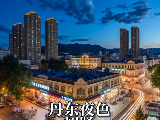 丹东夜色招贤，成语夜色招贤下丹东灯火璀璨夜场服务员热招中