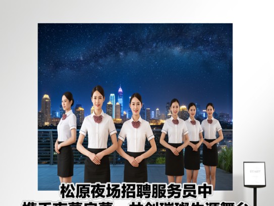 松原夜场招聘服务员中，携手夜幕启幕，共创璀璨生涯舞台