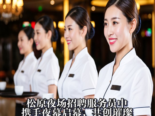 松原夜场招聘服务员中，携手夜幕启幕，共创璀璨生涯舞台
