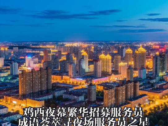鸡西夜幕繁华招募服务员，成语荟萃寻夜场服务员之星职位