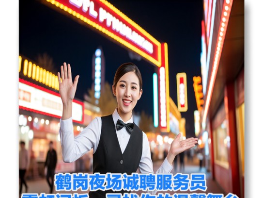 鹤岗夜场诚聘服务员，霓虹闪烁，寻找你的温馨舞台