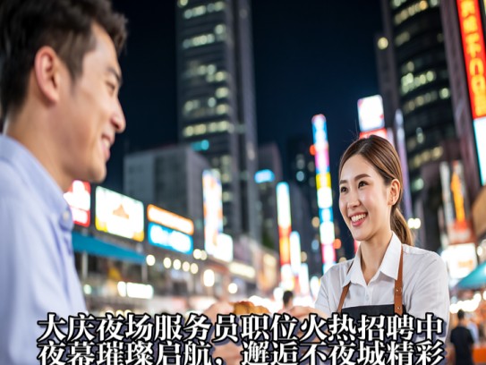 大庆夜场服务员职位火热招聘中，夜幕璀璨启航，邂逅不夜城精彩人生