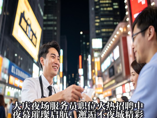大庆夜场服务员职位火热招聘中，夜幕璀璨启航，邂逅不夜城精彩人生