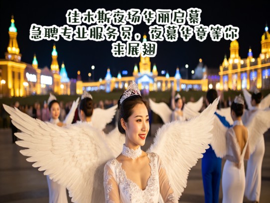 佳木斯夜场华丽启幕，急聘专业服务员，夜幕华章等你来展翅