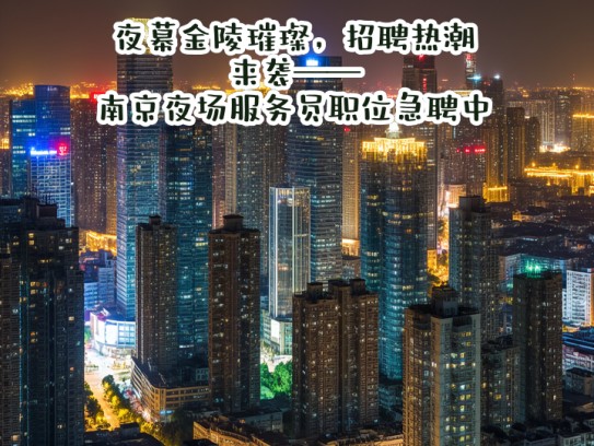 夜幕金陵璀璨，招聘热潮来袭——南京夜场服务员职位急聘中