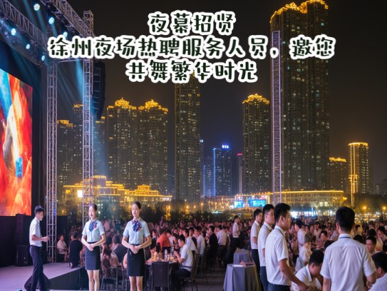 夜幕招贤，徐州夜场热聘服务人员，邀您共舞繁华时光