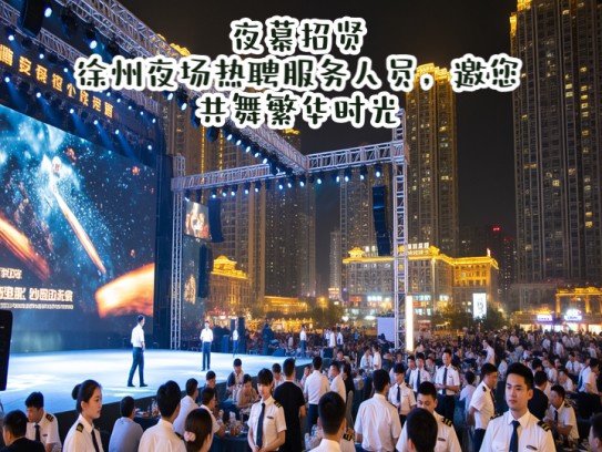 夜幕招贤，徐州夜场热聘服务人员，邀您共舞繁华时光