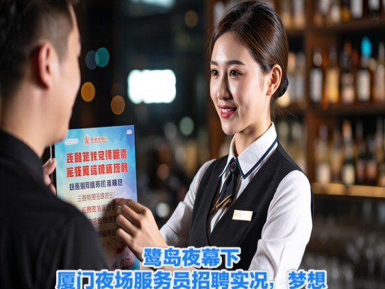 鹭岛夜幕下，厦门夜场服务员招聘实况，梦想起航，寻梦招聘启事
