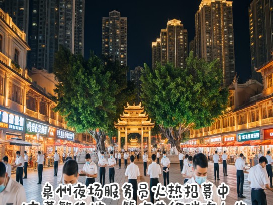 泉州夜场服务员火热招募中！夜幕繁华地，等你共绘璀璨人生