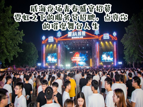 威海夜场青春盛宴招募，霓虹之下的服务员招聘，点亮你的璀璨舞台人生！