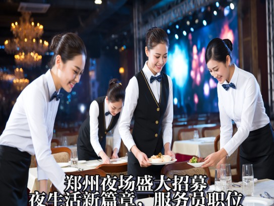 郑州夜场盛大招募！夜生活新篇章，服务员职位等你来战