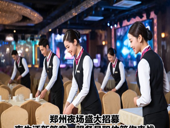 郑州夜场盛大招募！夜生活新篇章，服务员职位等你来战
