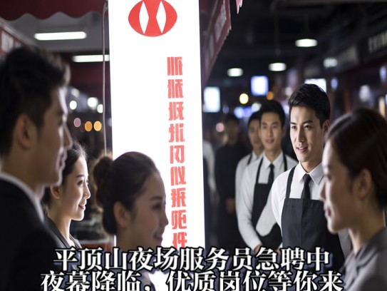 平顶山夜场服务员急聘中！夜幕降临，优质岗位等你来挑战