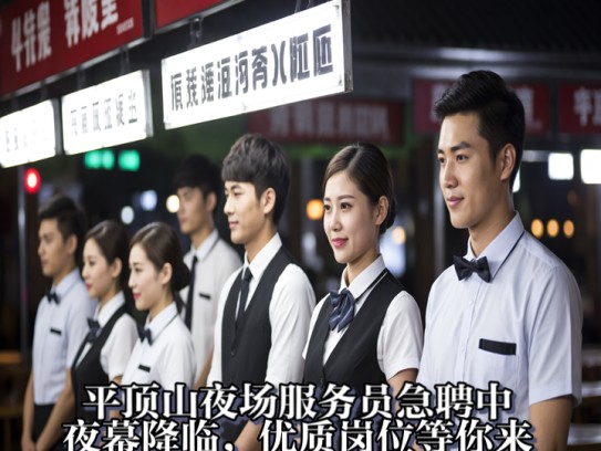 平顶山夜场服务员急聘中！夜幕降临，优质岗位等你来挑战