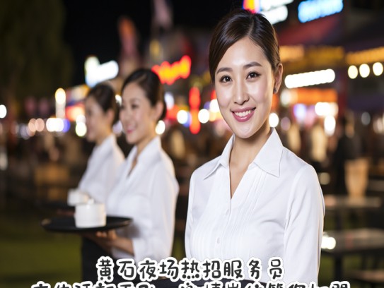 黄石夜场热招服务员！夜生活新面孔，激情岗位等您加盟！