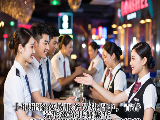 十堰璀璨夜场服务员热招中，青春芳华邀你共舞繁华——夜场服务员招聘启事急寻精英