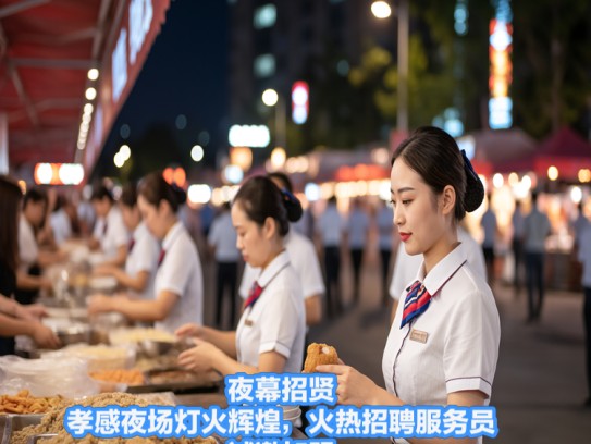 夜幕招贤，孝感夜场灯火辉煌，火热招聘服务员诚邀加盟