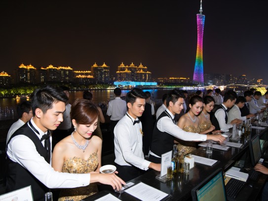 广州夜场招贤纳士，夜幕下的服务员招聘，探寻广州夜生活的繁华与人情味