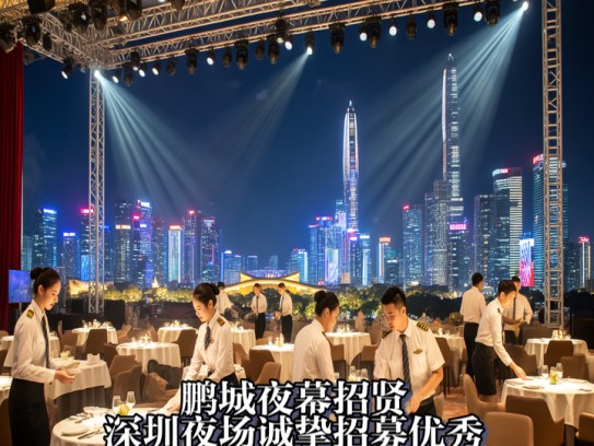 鹏城夜幕招贤，深圳夜场诚挚招募优秀服务员，共创璀璨人生舞台