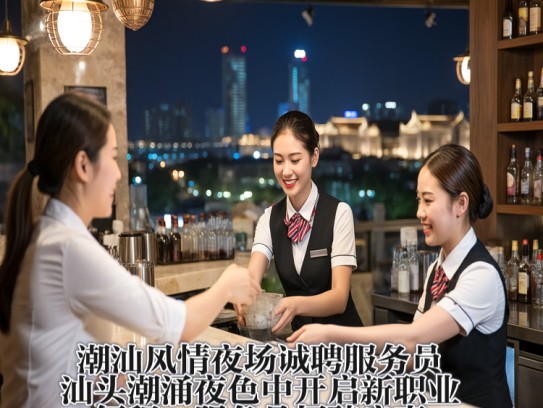 潮汕风情夜场诚聘服务员，汕头潮涌夜色中开启新职业征程—服务员招聘启事