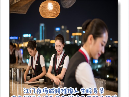 江门夜场诚聘璀璨人生服务员，夜色阑珊中携手共创辉煌未来职位招聘