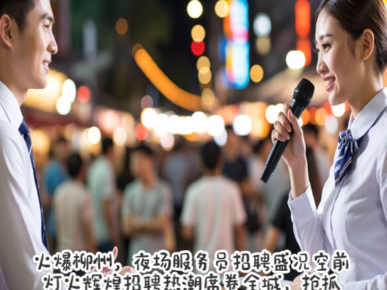 火爆柳州，夜场服务员招聘盛况空前，灯火辉煌招聘热潮席卷全城，抢抓机遇加入我们！