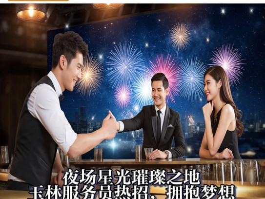 夜场星光璀璨之地，玉林服务员热招，拥抱梦想的青春舞台等你加入