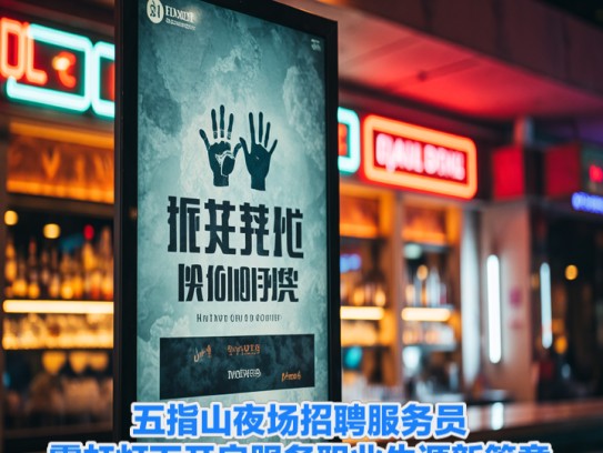 五指山夜场招聘服务员，霓虹灯下开启服务职业生涯新篇章