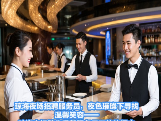 琼海夜场招聘服务员，夜色璀璨下寻找温馨笑容——琼海夜场繁华温馨服务员职位热招中