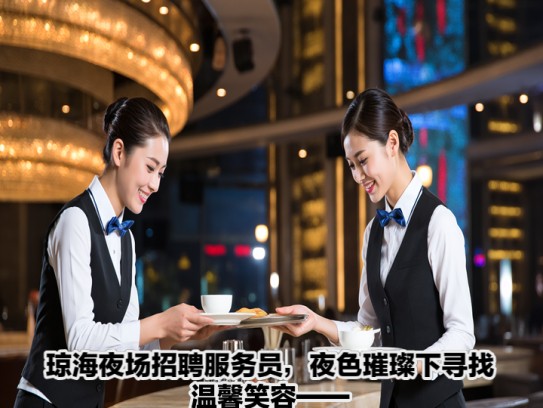琼海夜场招聘服务员，夜色璀璨下寻找温馨笑容——琼海夜场繁华温馨服务员职位热招中