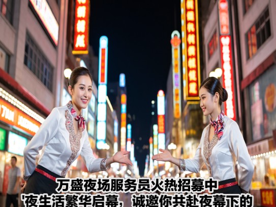 万盛夜场服务员火热招募中！夜生活繁华启幕，诚邀你共赴夜幕下的万盛之旅