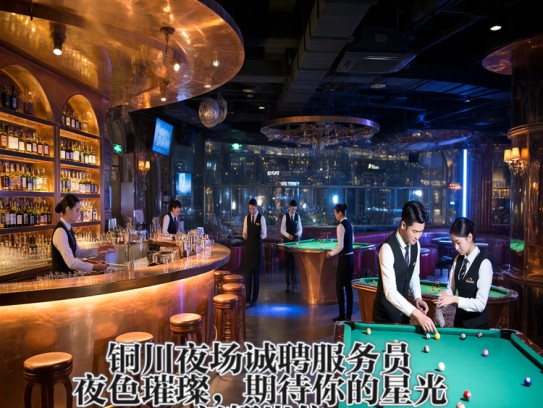 铜川夜场诚聘服务员，夜色璀璨，期待你的星光闪耀岗位