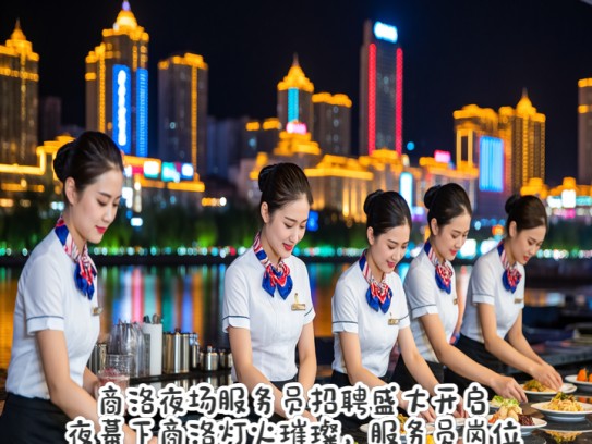 商洛夜场服务员招聘盛大开启！夜幕下商洛灯火璀璨，服务员岗位抢眼