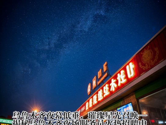 乌鲁木齐夜幕低垂，璀璨星光召唤—揭秘乌鲁木齐夜场服务员火热招聘中
