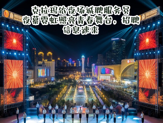 克拉玛依夜场诚聘服务员，夜幕霓虹照亮青春舞台，招聘信息速来！