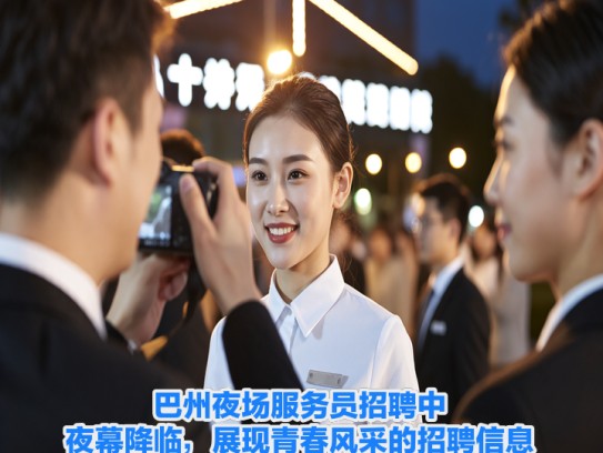 巴州夜场服务员招聘中，夜幕降临，展现青春风采的招聘信息发布！