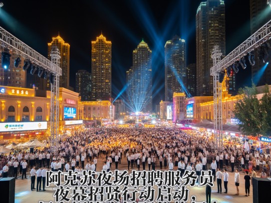 阿克苏夜场招聘服务员，夜幕招贤行动启动，灯火辉煌夜场职位热招中