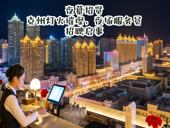 夜幕招贤，克州灯火璀璨，夜场服务员招聘启事