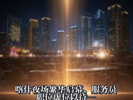 喀什夜场繁华启幕，服务员职位虚位以待—邀您共创夜色魅力夜生活