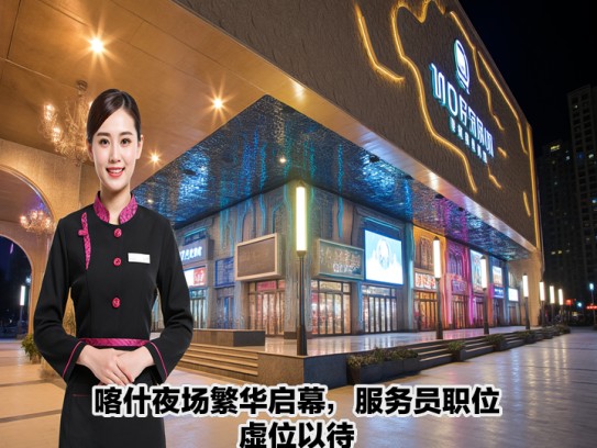 喀什夜场繁华启幕，服务员职位虚位以待—邀您共创夜色魅力夜生活
