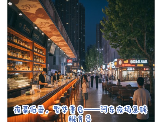 夜幕低垂,繁华重启——河东夜场急聘服务员,成语巧用,诚邀加入!。 夜幕低垂,繁华重启——河东夜场急聘服务员,成语巧用,诚邀加入!。