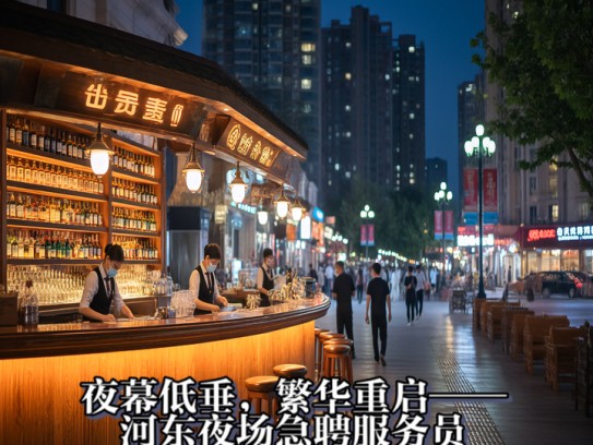 夜幕低垂,繁华重启——河东夜场急聘服务员,成语巧用,诚邀加入!。 夜幕低垂,繁华重启——河东夜场急聘服务员,成语巧用,诚邀加入!。