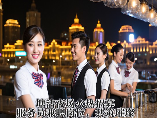 塘沽夜场火热招募,服务员兼职岗位,共筑璀璨塘沽夜生活画卷 塘沽夜场火热招募,服务员兼职岗位,共筑璀璨塘沽夜生活画卷