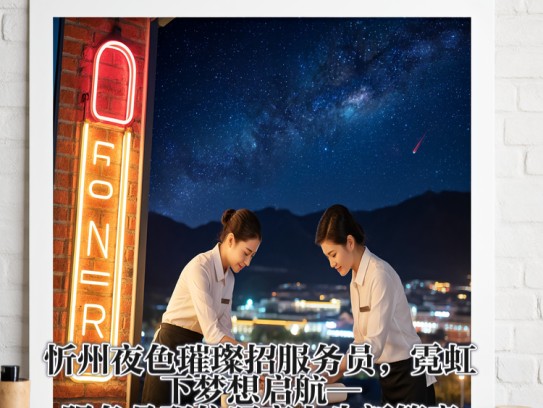 忻州夜色璀璨招服务员，霓虹下梦想启航—服务员职位照亮人生新篇章