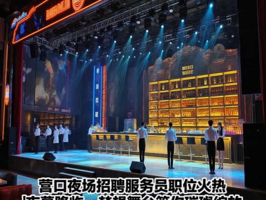 营口夜场招聘服务员职位火热！夜幕降临，梦想舞台等你璀璨绽放