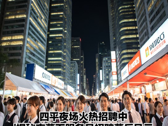四平夜场火热招聘中！揭秘夜幕下服务员招聘幕后风云