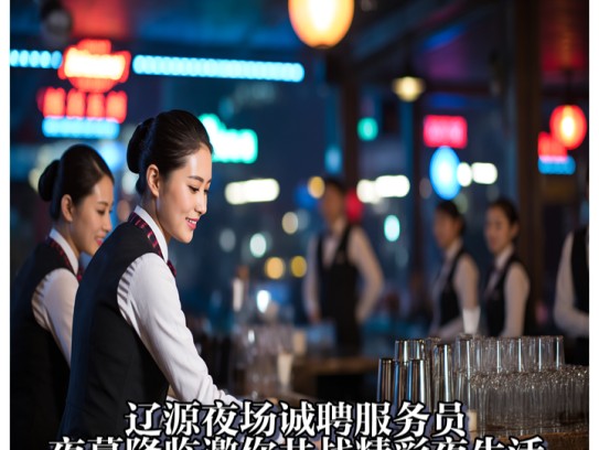 辽源夜场诚聘服务员，夜幕降临邀你共战精彩夜生活！